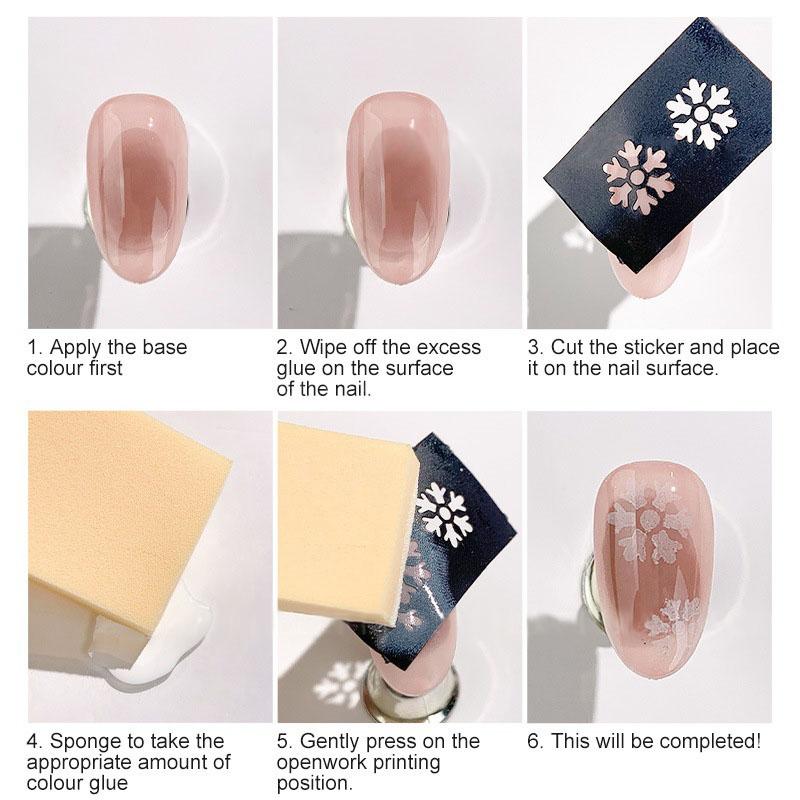 50Pcs/Bag Square Soft Sponges Gradient Nail Art Stamper Tools Color Fade Easy Transfer Stamping 1cm Mini Sponge Nail Art Tools