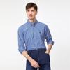 Goldlion Men's Plaid Long Sleeve 100% Cotton Shirt