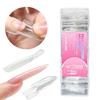 120PCS Rockets Design Nail Extension Forms Without Clips Smooth ABS Surfaces Fit Most Nail Sizes for Salon or Home