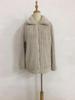 2024 Women's Fur Plush Short Coat Cardigan Autumn Winter Lapel Style