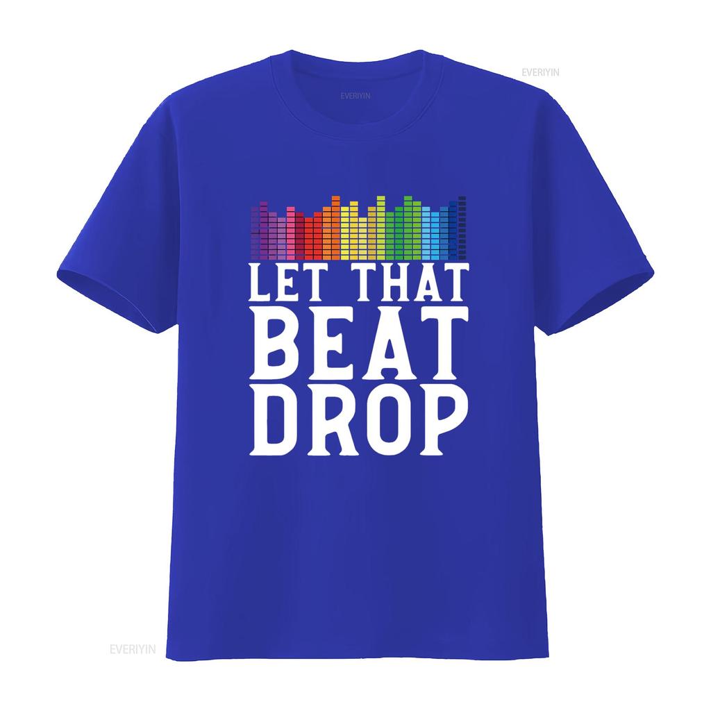 DJ Beat Drop Disc Jockey T Shirt  vintage Washed streetwear Soft homme Slightly designer clothes Top For Everyday Wear Stylish