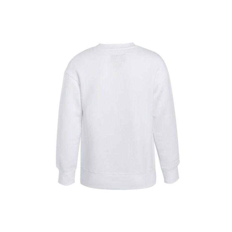 Jordan Logo Long Sleeve Crewneck Sweatshirt Kids Tops White JD2142066GS-001
