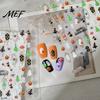 Halloween Theme Nail Decorations Art Stickers for Halloween, Pumpkin Ghost Bat Potion Self Decals Adhesive Decals, DIY Manicure Decoration Supplies
