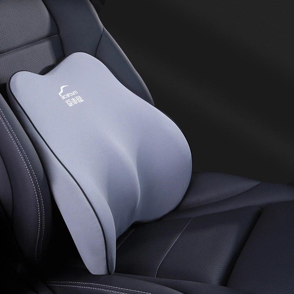 Car Seat Headrest Pillow Neck Lumbar Support Pillow For Car Travel Pillow Soft Seat Back Support Waist Pillow Car