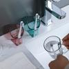 Cup with Toothbrush Holder, Creative Upside-down Drain, Cup for Couples and Students To Drink Water and Brush Their Teeth