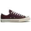 Converse 1970s Chuck Taylor All Star Comfortable and Versatile Low-Top Canvas Shoes Unisex Dark Burgundy
