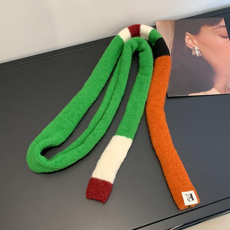 Autumn and Winter New Fashion Scarf  Versatile and High End Scarf  Wooden Warm Long Scarf