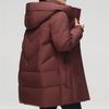 Xue Zhong Fei 2024 Winter Women's Mid-length Hooded Down Jacket