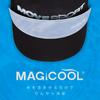 Move Sports Descente MAGICOOL Cooling Heatstroke One Size Fits All Cap, Reflective, Prevention, Men's, White,