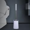 Cleaning Toilet Brush Household Bathroom Toilet Brush with Base Long Handle Set Bathroom Unclogging
