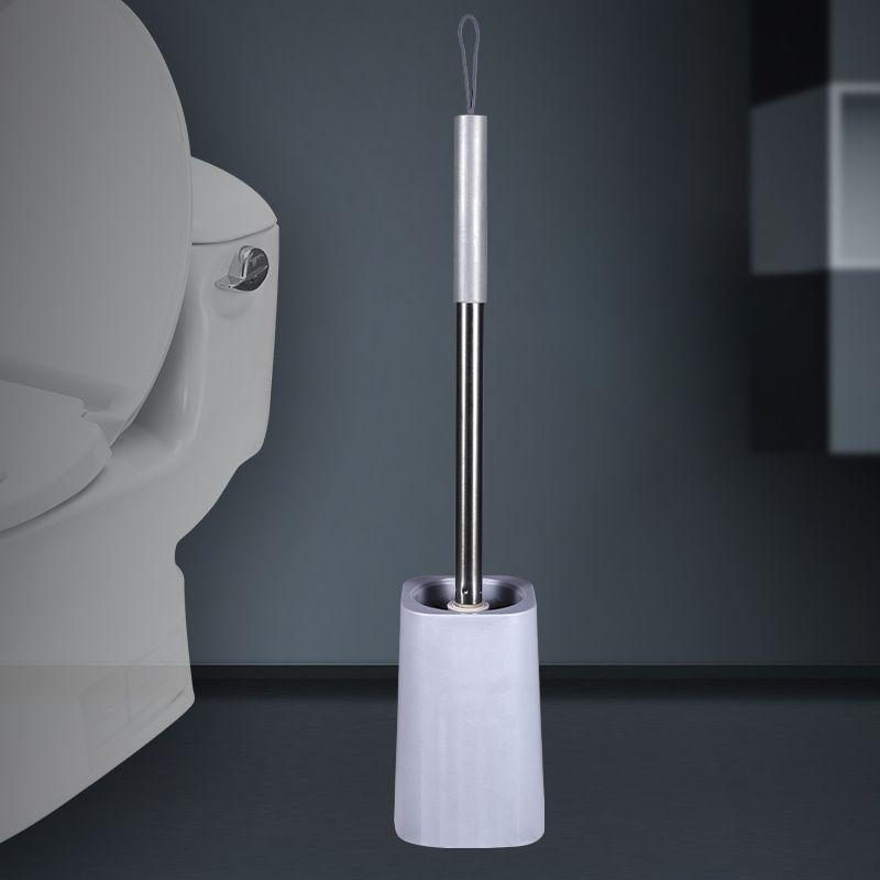 Cleaning Toilet Brush Household Bathroom Toilet Brush with Base Long Handle Set Bathroom Unclogging