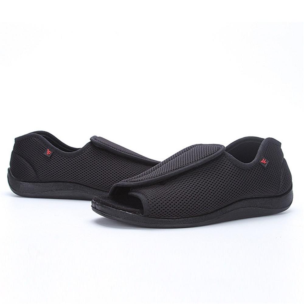 Diabetiker-Wanderschuhe für Damen und Herren, verstellbar, breite Schlupfschuhe, Schuhe gegen geschwollene Füße, Arthritis, Ödeme für ältere Menschen