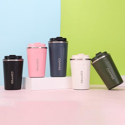 Stainless Steel Coffee Cup Leakproof Insulated Thermal Cup Car Portable Travel Coffee Mug