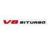 Car Body Letter Sticker for Mercedes Benz V8 BITURBO W203 W205 W176 W210 W212 SLS GLE CLA G63 Auto Rear Trunk Badge Decal