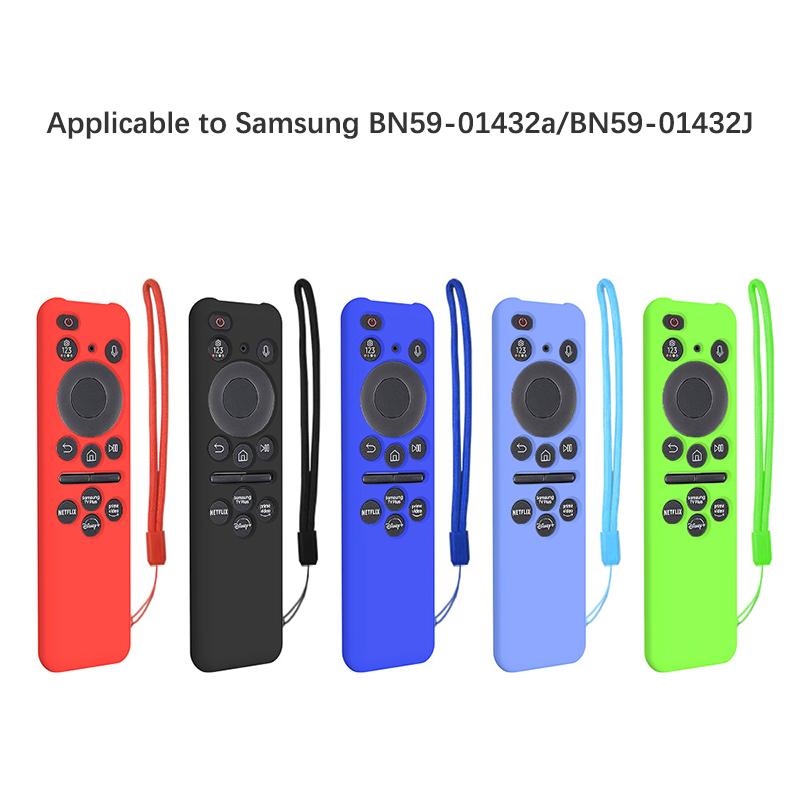 Schutzhülle für Fernbedienung für Samsung 8K Neo Qled Hdr Smart TV Stoßfeste Silikonhülle Wasserdichte Fernbedienungsabdeckungen