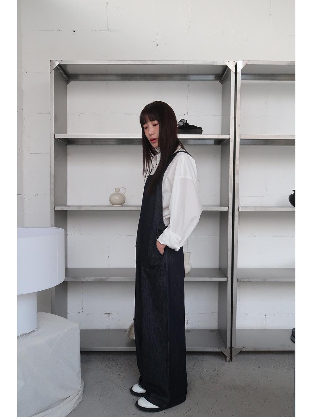 

Shi Jian Bestseller: Retro Wide-Leg Denim Overalls - Age-Defying & Stylish 90319 One Size чёрный