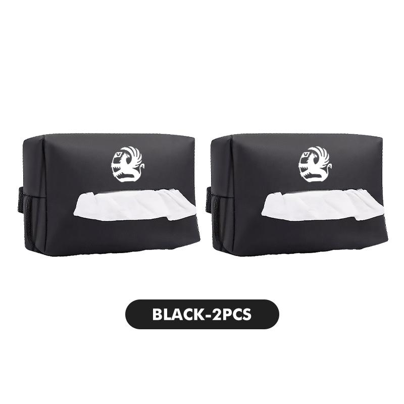Leather Car Seat Tissue Box Hanging Bag Headrest Paper Cover For Vauxhall Tigra Corsa VXR Astra D G J H Zafira Vectra