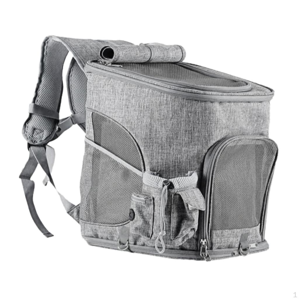 Mesh Pets Backpack Carrying Bag Breathable Soft Cat Pet Travel for Hiking