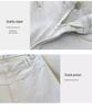 Women's Wide-Leg White Jeans, Spring Summer 2025 - Retro Slim Fit, Loose Straight-Leg Trousers