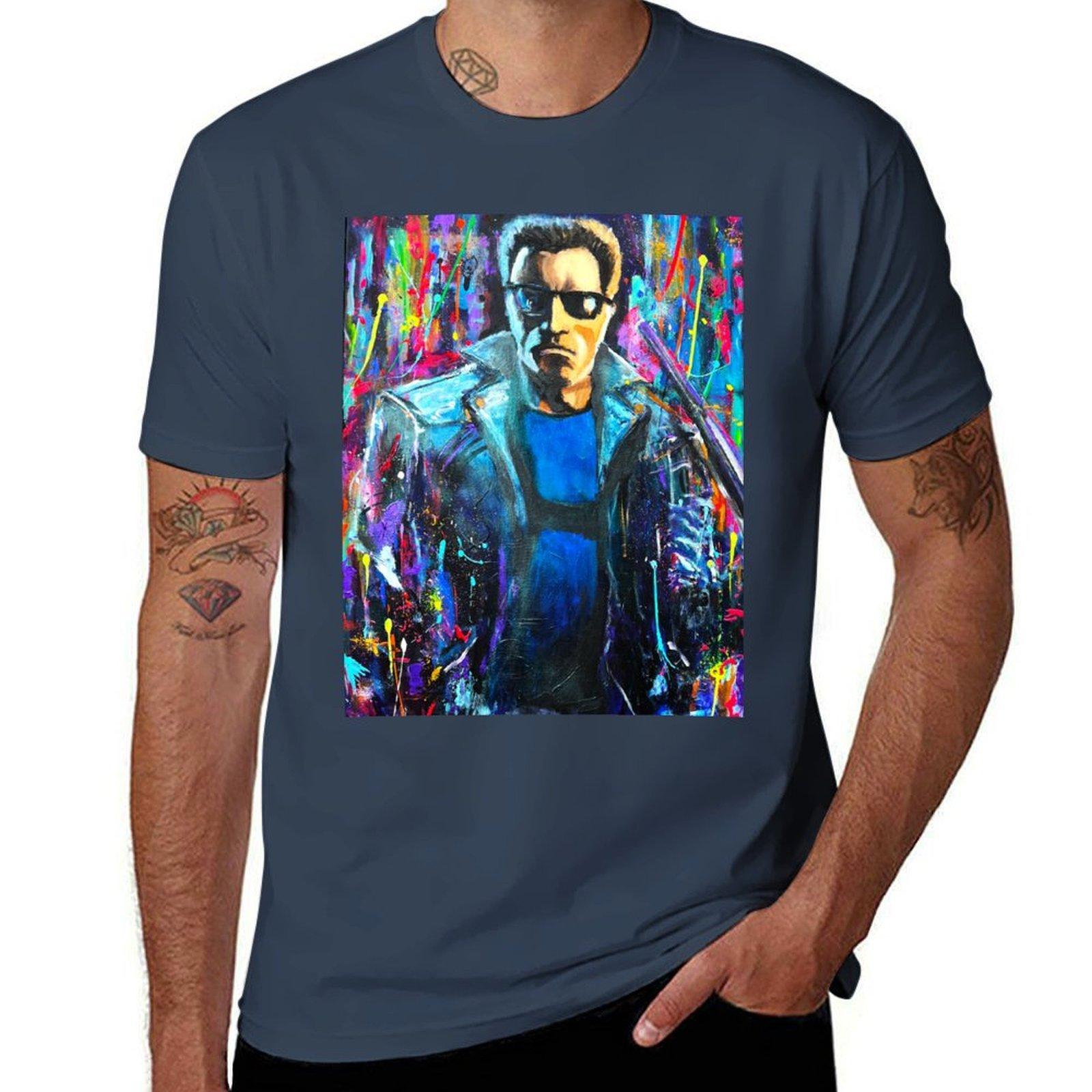 Terminator Popart TShirt AntiPilling Casual TShirt S