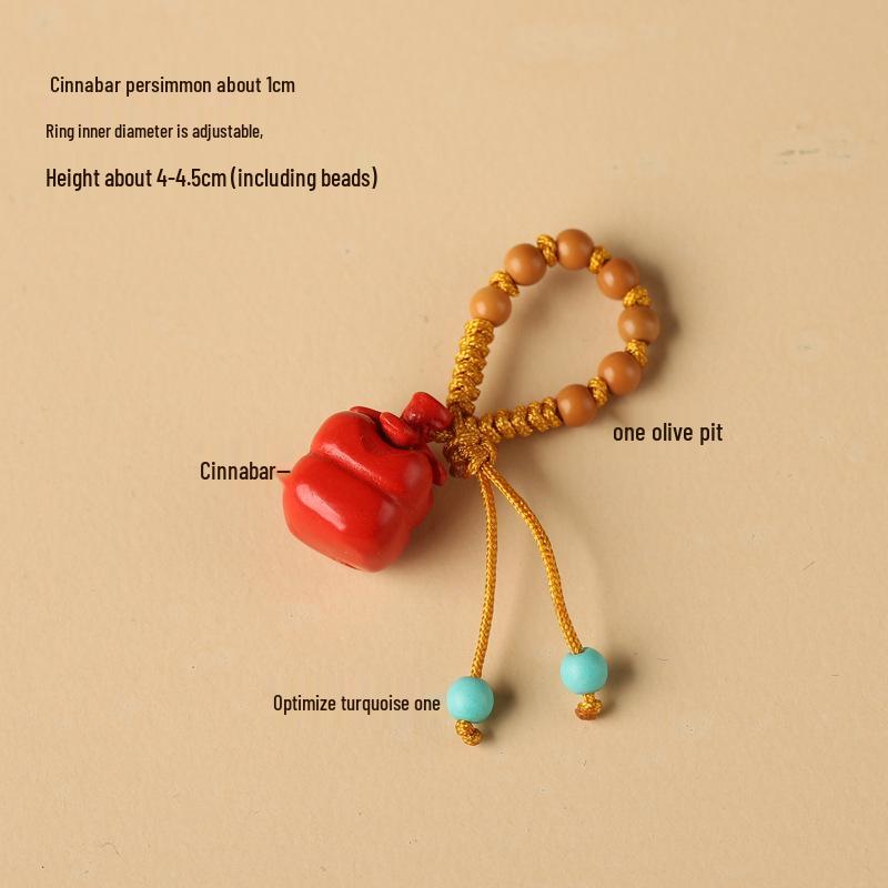 

Agate Turquoise Pendant: Lotus Seed Pod & Persimmon Charm with Buddha Beads and Teardrop Running Ring.