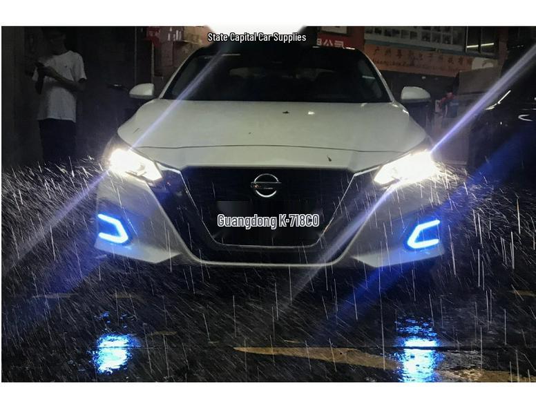LED Daytime Running Lights Mod for 2018-2021 Nissan Teana Front Bumper