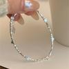 Exquisite Silver Flake Star Bracelet for Women - Layered Five-Pointed Star Design, Perfect Summer Jewelry Gift for Best Friend