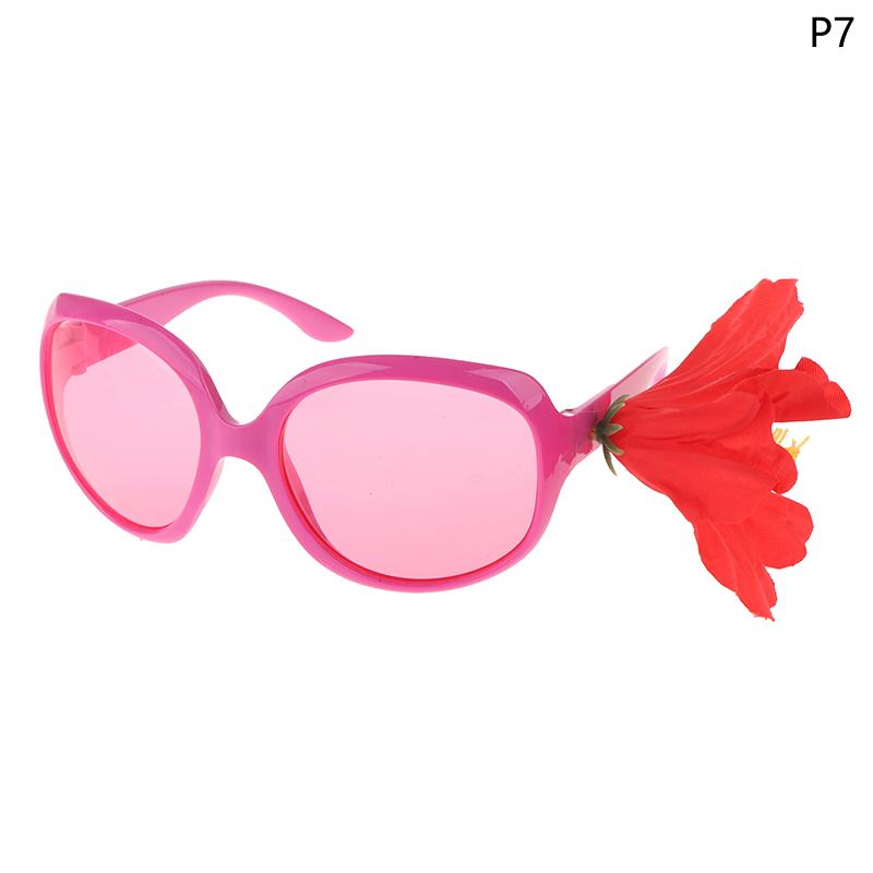 1Pc Hawaii Tropical Party Sunglasses Luau Pool Beach Party Decoration Supplies Cartoon Funny Glasses Photo Props