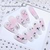 Trendy Silver Mirror Nail Stickers: Stars, Hearts, Moons & Chrome Designs