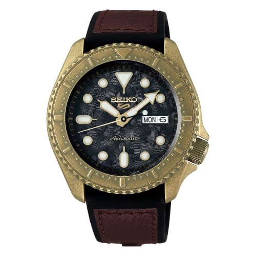 

Чоловічий коричневий годинник Seiko 5 Sports Conceptual Boy Specialist Style SBSA072