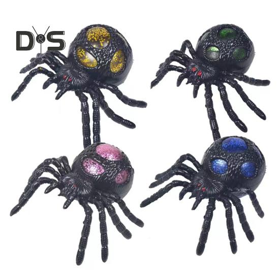 

Разноцветные бусины, игрушка-паук, сжимающая пуговицу, для снятия стресса, поддельная игрушка-паук, сенсорная игрушка для детей, подростков и взрослых, мягкая игрушка-антистресс TPR, игрушка-животное золотистый