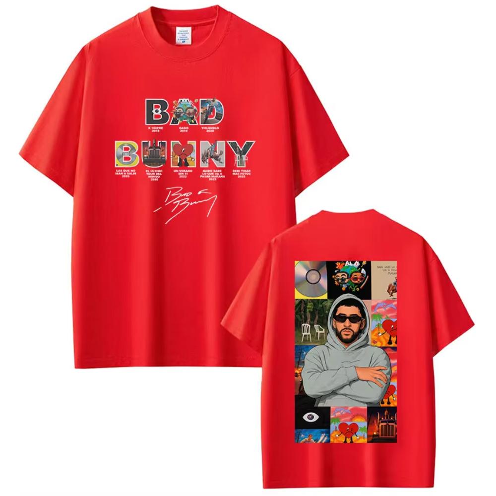 Camisetas Gráficas de Álbum del Rapero Bad Bunny Debi Tirar Mas Fotos Camisetas DTMF para Hombres y Mujeres Moda Camisetas de Manga Corta
