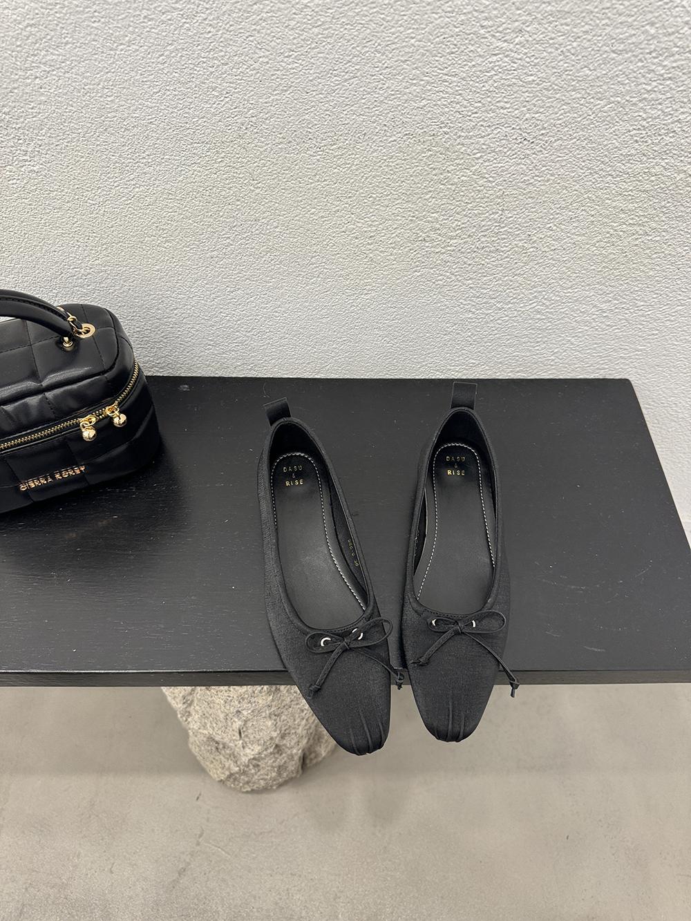 

fashion Round Toe Women Loafers Autumn Dress Shoes Low Heeled Beige Black Brown Bow Design Fashion Flat Heeled 2024 New Arrivals Loafers 5.5 чёрный