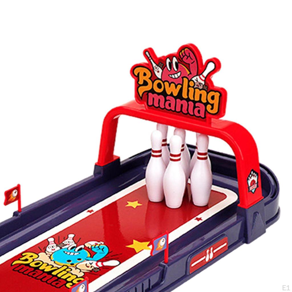 Starten Mini Bowling Spielzeug Kit Tabletop Set Stabile Dekorative Klassische Intelligente Spiel