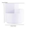1PC Separated Layered Rotatable Pencil Holder Spacious Office Desk Personality Simple Multifunctional Storage Box