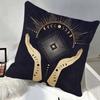 Witchy Painting Sun And Moon Celestial Pillow Case Square Pillow Bedroom Sofa Leisure Comfort Cushion Car Home Decoration