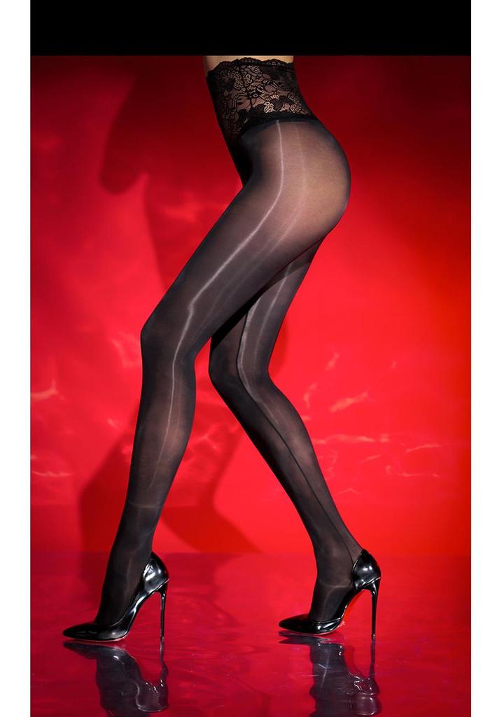 Dai Zi Ultra-thin Aurora Seamless Stockings - Women's Silky Lace Waist Tights