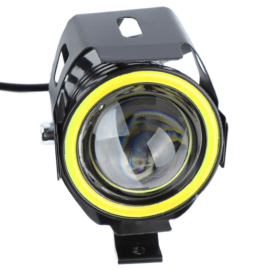 Motorcycle Headlight 4 Lighting Modes Unique Aperture 12 to 60V Shockproof Front LED Spotlights for Motorbike