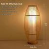 Chinese Zen Bamboo Weaving Table Lamp for Tea Room and Living Spaces