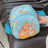 1 Piece  Multifunctional Storage Bag Capybara Printed Crossbody Bag Cute Doll Portable Chest Bag Kawaii Kids Gift