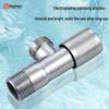 LINGJULI Thickened Copper Angle Stop Valve