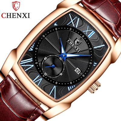 New TOP Brand Luxury Men's Watch With Box Square Watch Men's Waterproof Watch Men's Quartz Watches