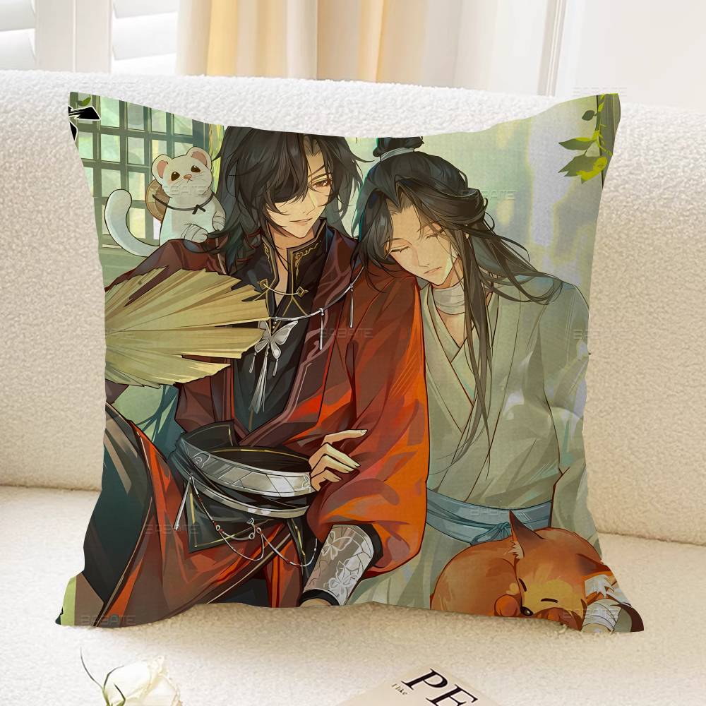 Heaven Officials Blessing Personalized picture text home decorative pillows Household Gifts xcm 30x30cm