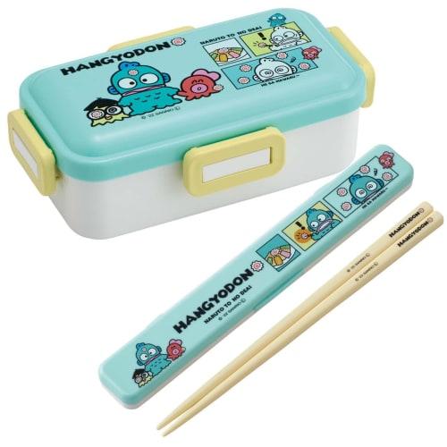 Skater Bento Box 530ml Antibacterial Fluffy Dome Lid For Women Made In Japan Sanrio Hangyodon Comic PFLB6AG