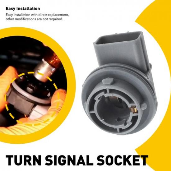 Fit for - Kia Forte Front LH or RH Turn Signal Socket 92164-M7000 US