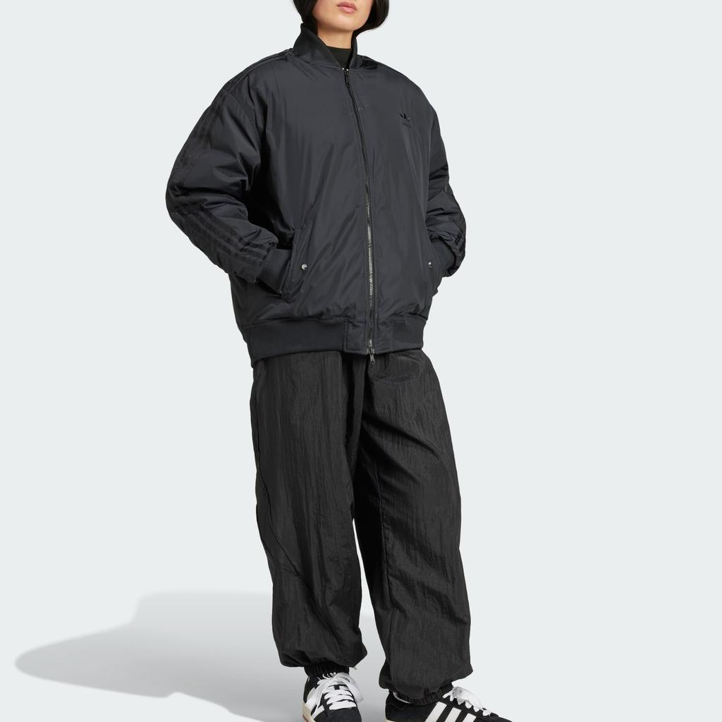 Adidas Originals SST Loose Comfortable Versatile Jacket Women Jacket Black IW8422