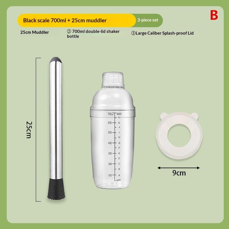 3/5/8Pcs Cocktail Shaker Set Cocktail Shaker And Measuring Jigger Set Drink Mixed Hand Shaker Tools For Bartending And Home Bar