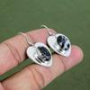 White Buffalo Turquoise Earring 925 Sterling Silver Earring Handmade Stylish Earring Gemstone Silver Jewelry Band New Earring Gifts For Mom