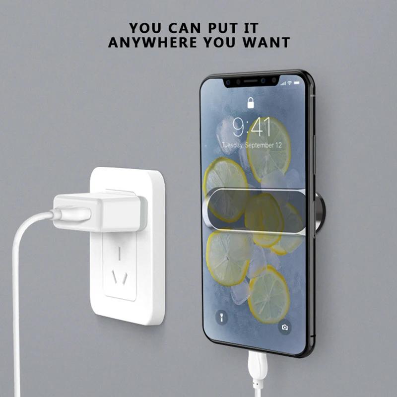 Magnetic Car Phone Holder Rotatable 360°Mini Strip Shape Stand For iPhone Samsung Xiaomi Wall Metal Magnet GPS Car Mount