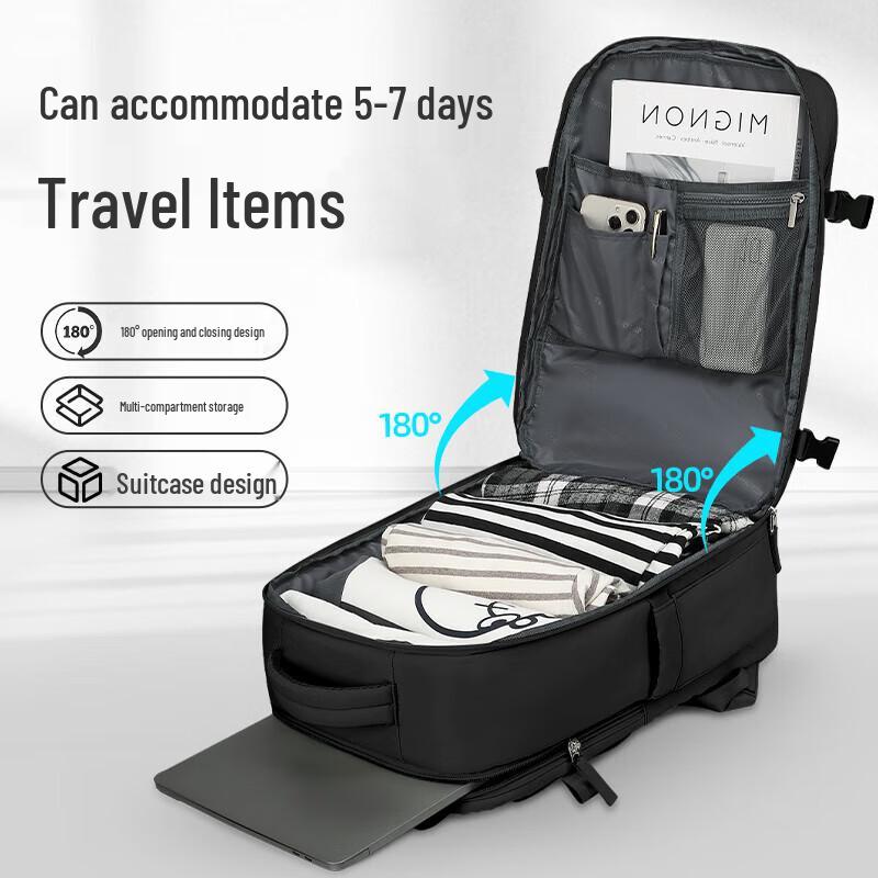 JEEP 180° Opening Business Travel Laptop Backpack